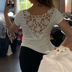 Basic white top